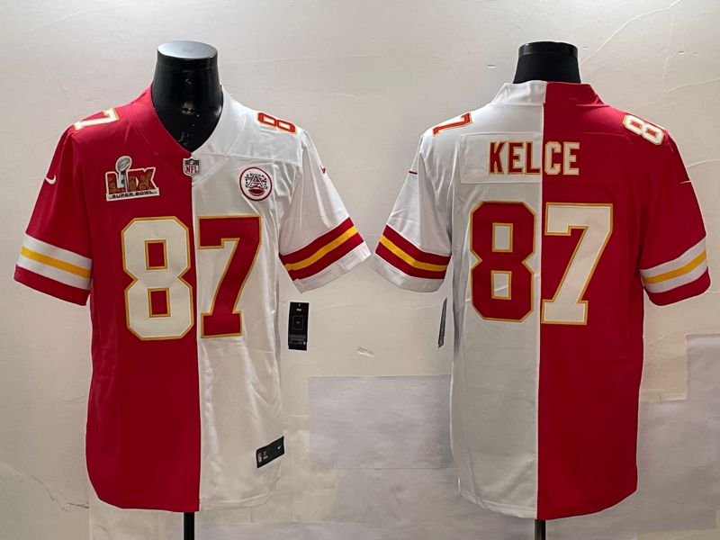 Men Kansas City Chiefs #87 Kelce White red 2025 Nike Vapor Limited NFL Jersey style 3->indianapolis colts->NFL Jersey